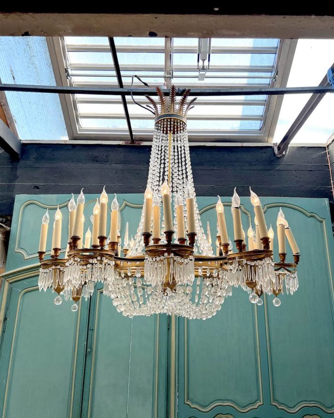 Hot-air balloon chandelier 140cm diameter