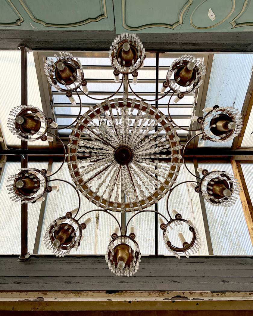 Hot-air balloon chandelier 140cm diameter