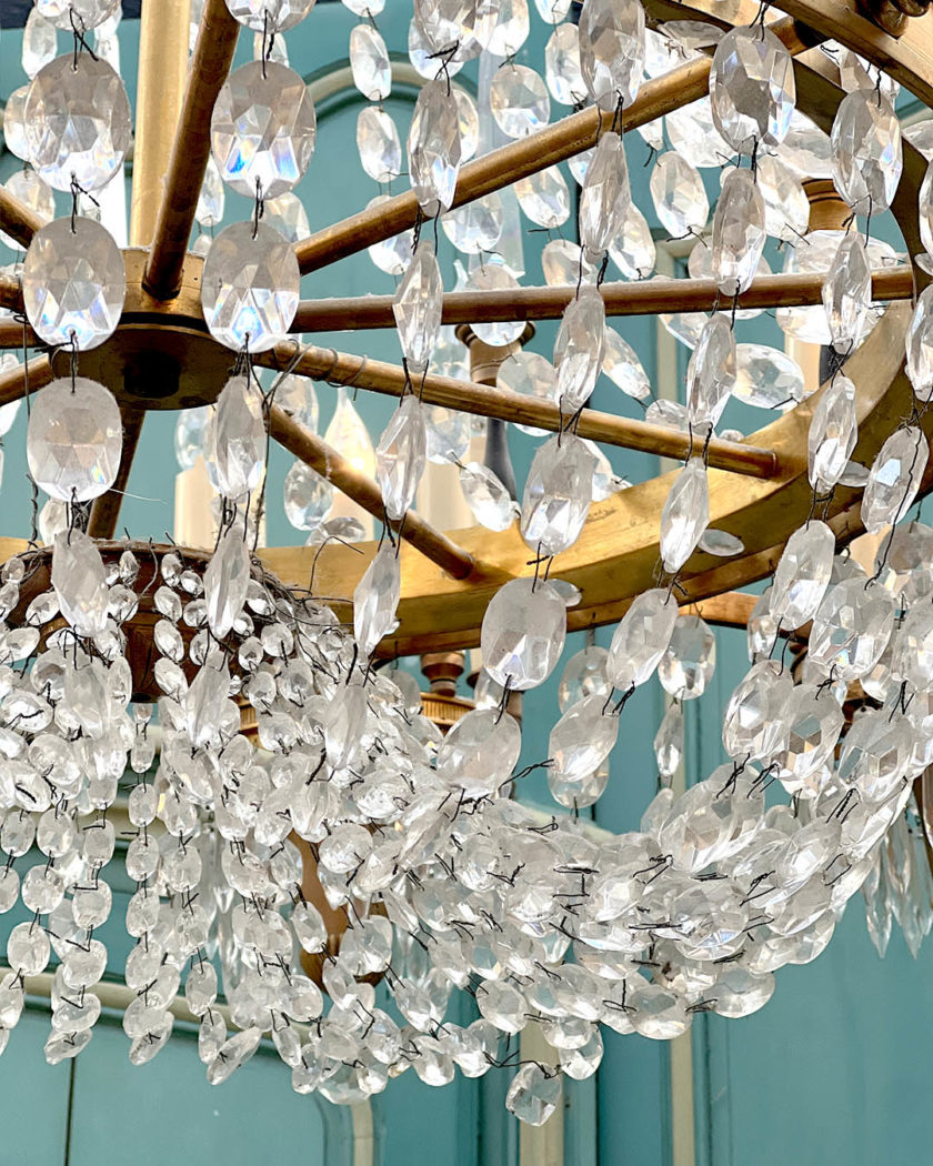 Hot-air balloon chandelier 140cm diameter