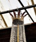 Lustre montgolfière 140cm de diamètre
