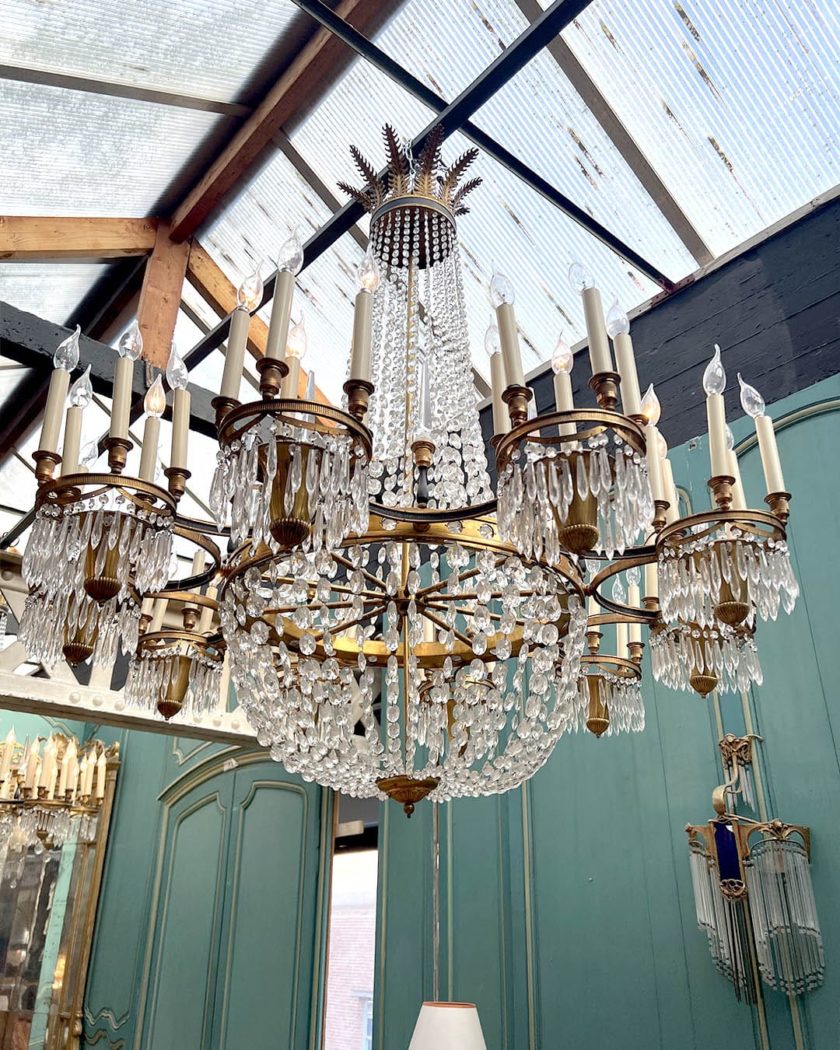 Hot-air balloon chandelier 140cm diameter