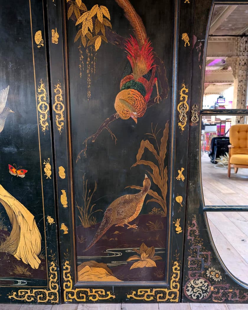 Set of painted panels with chinoiserie decor zoom 4