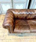 Canapé Chesterfield Marron top