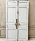 Double porte style haussmannien avec serrure 140x250cm