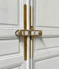 Double porte style haussmannien avec serrure 140x250cm