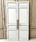 Double porte style haussmannien avec serrure 140x250cm