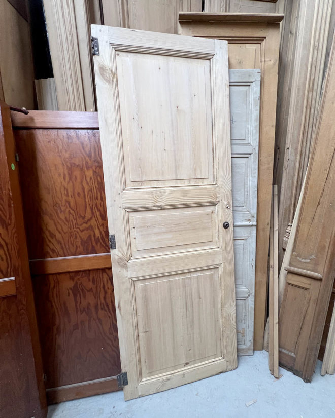 Porte décapée style haussmannien 82x228cm