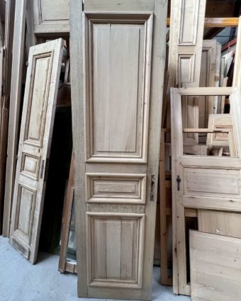 Haussmann-style stripped door 69.5x248cm