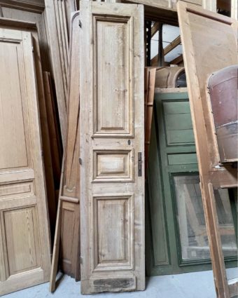Haussmann-style stripped door 56x254cm