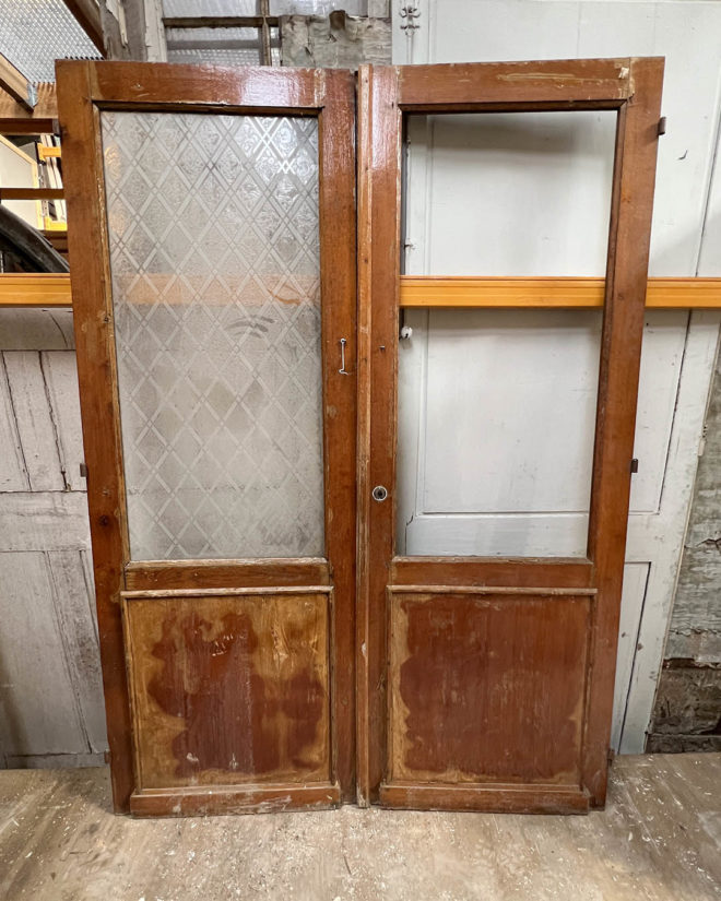 Double porte vitrée 154x213cm