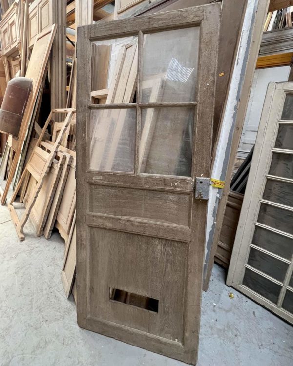 Pickled glass cupboard door 82x198.5cm