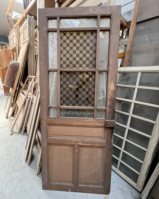 Porte vitrée 92,5x230cm