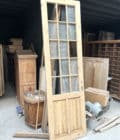 Porte vitrée décapée 78,5x269 cm