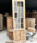 Porte vitrée décapée 78,5x269 cm