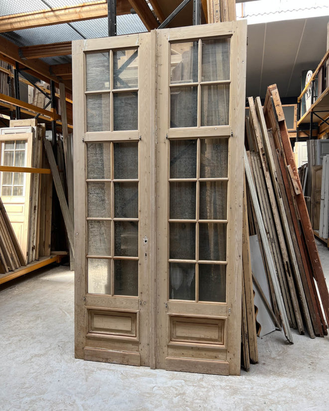 Double porte vitrée 150x286cm
