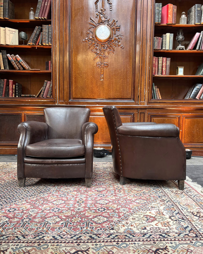 Fauteuils club side | Matériaux Authentiques Fauteuils club side