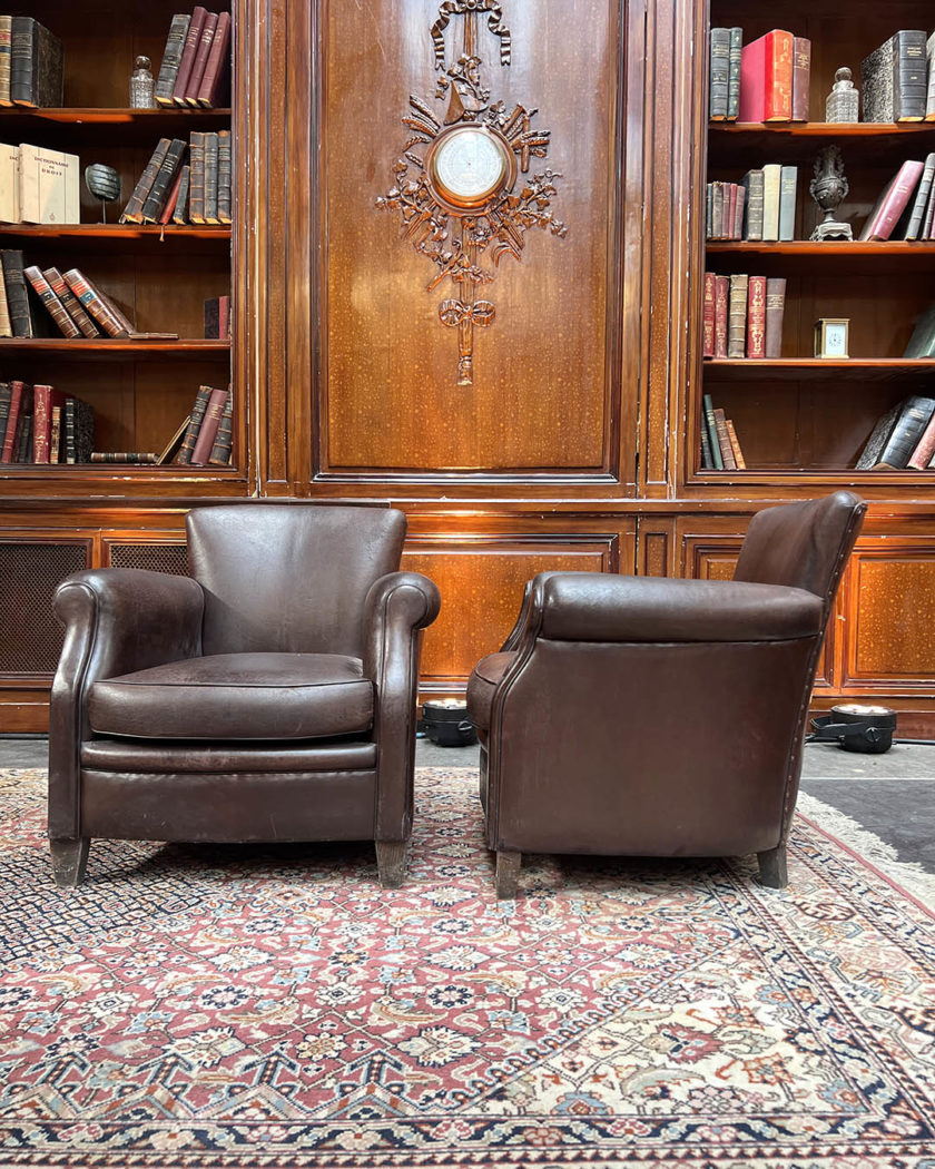 Fauteuils club side 1 | Matériaux Authentiques Fauteuils club side 1