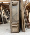 Porte vitrée décapée 68x276cm