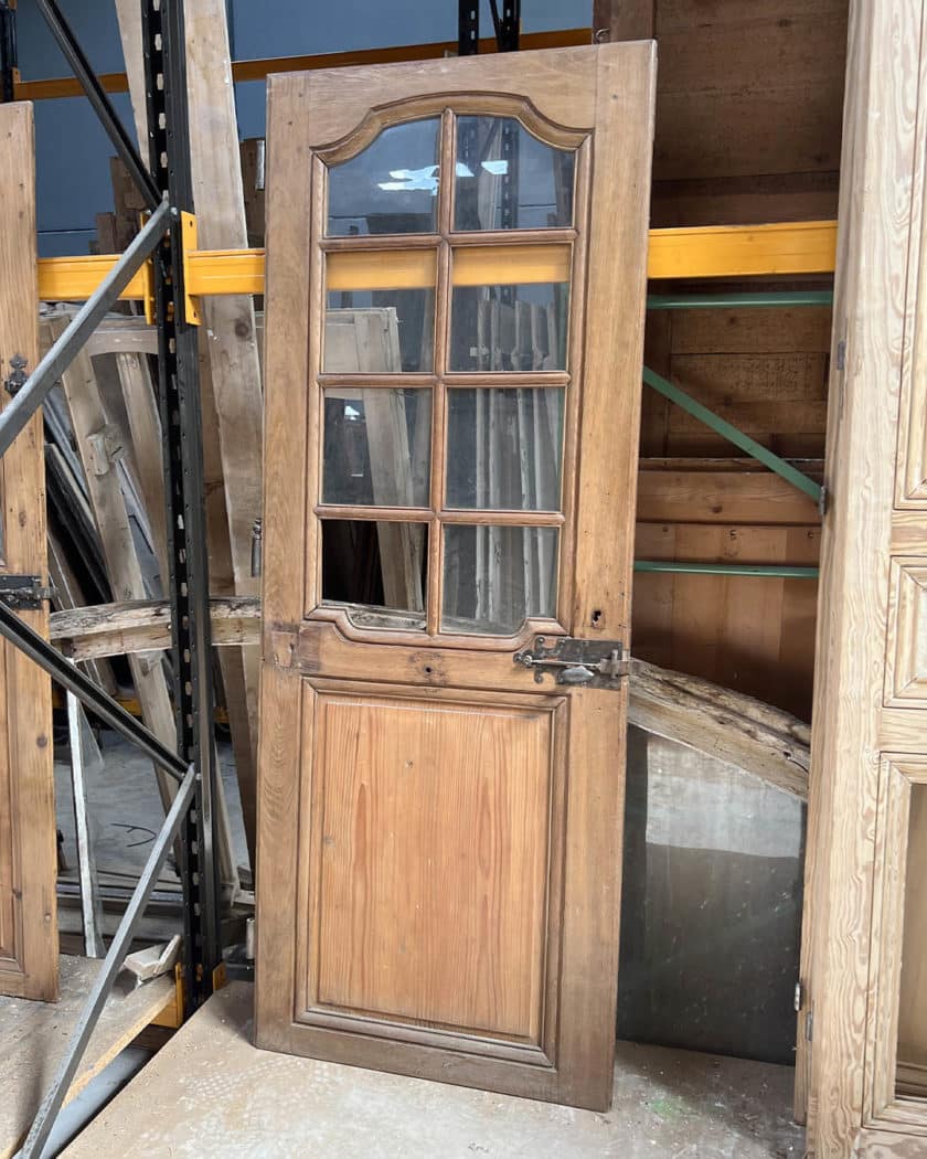 Stripped glass door 74x195cm