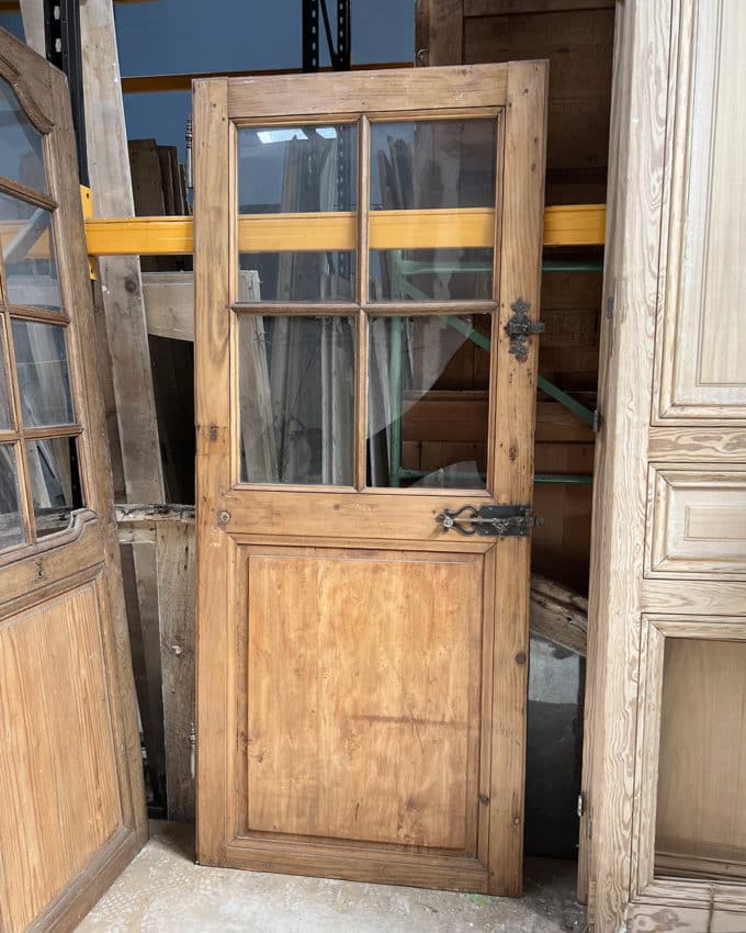 Pickled glass door 82x192cm