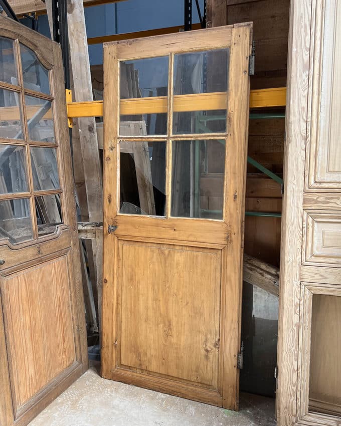 Pickled glass door 82x192cm