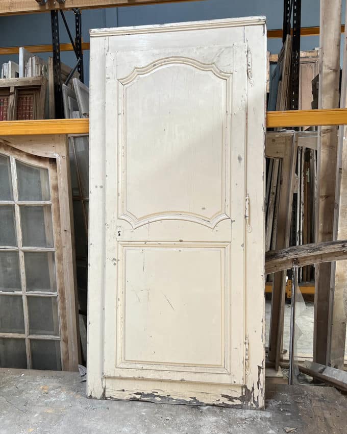 Porte de placard avec bâti style Louis XV 102x213cm