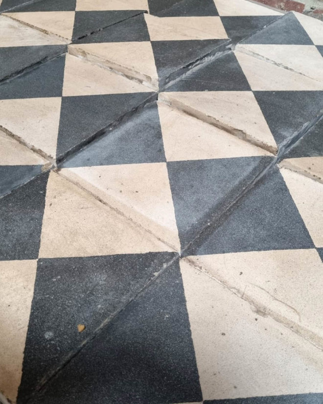 Lot carreaux de ciment 8m²