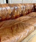 Canapé Chesterfield Marron zoom