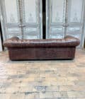 Canapé Chesterfield Marron back