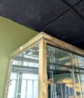 Grande vitrine en laiton top