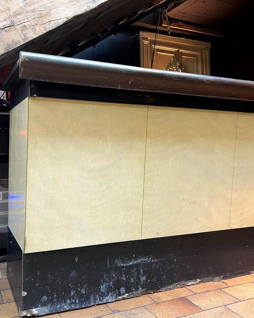 Formica bar from the 50s side 1