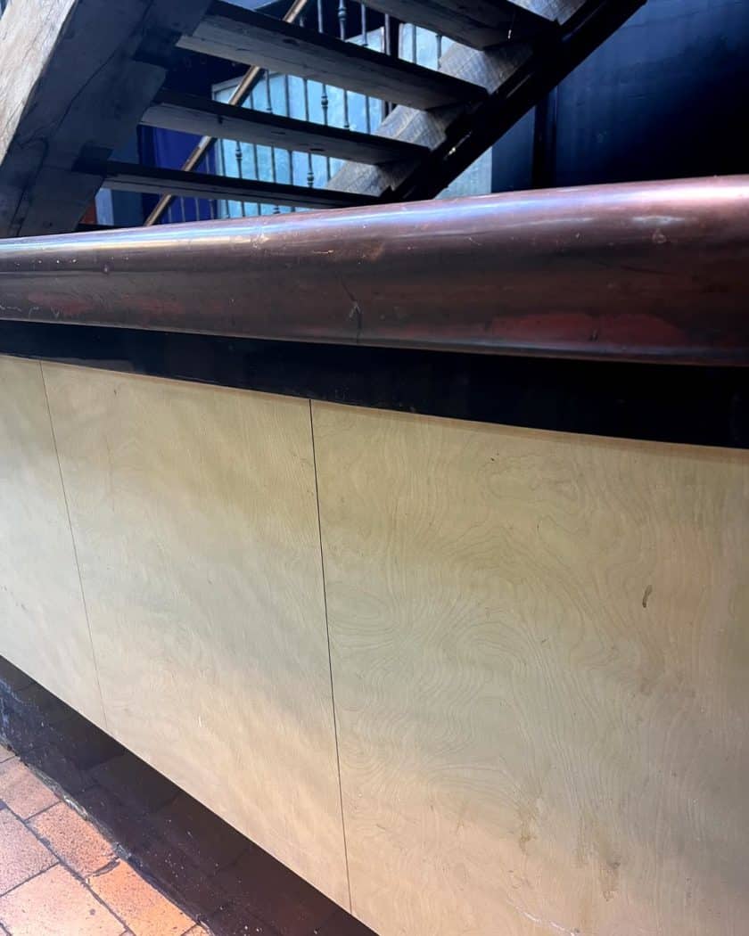 Formica bar from the 50s details