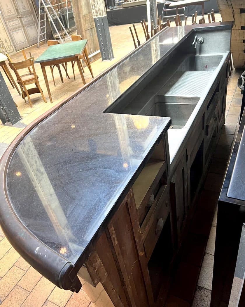 Formica bar from the '50s back