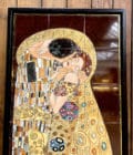 Peinture sur céramique d'après le baiser de Klimt top
