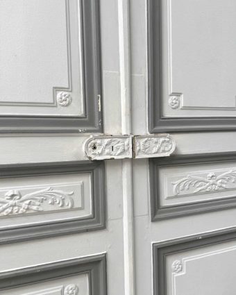Haussmann-style double door 148.5x258cm