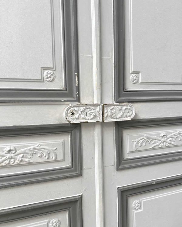 Haussmann-style double door 148.5x258cm