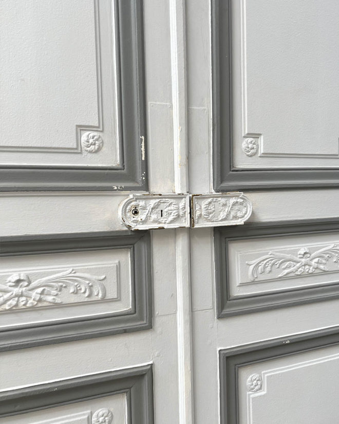 Double porte style haussmannien 148,5x258cm