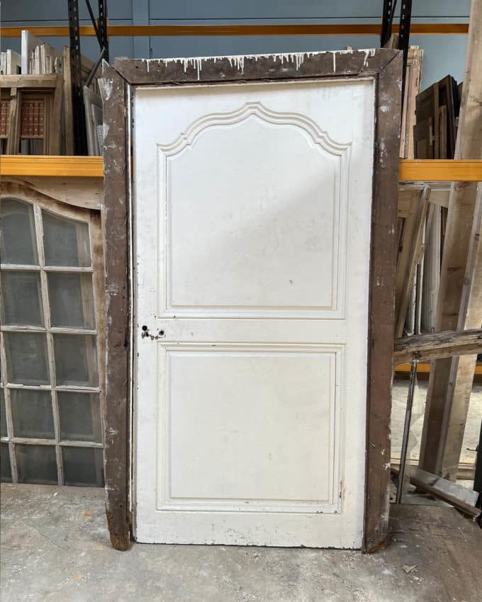 Porte avec bâti style Louis XV 117x205cm