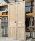 Double porte de placard décapée 113x238cm