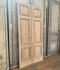 Double porte en chêne 114,5x231cm