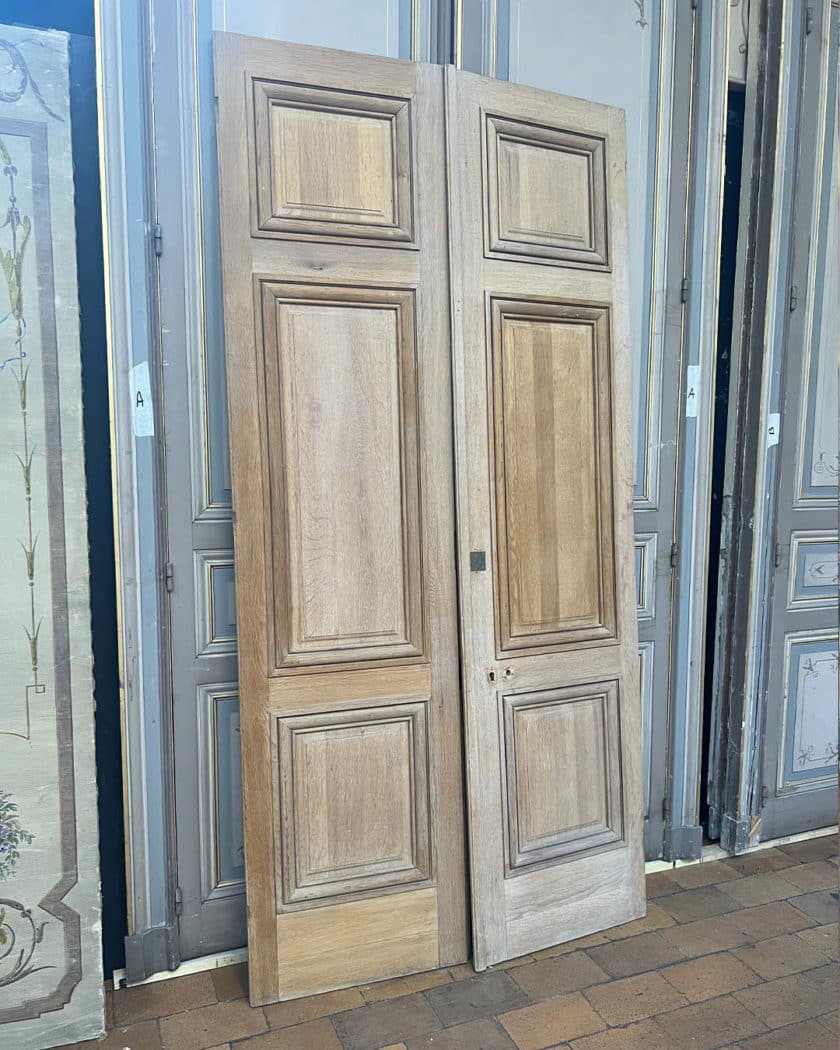 Oak double door 114.5x231cm