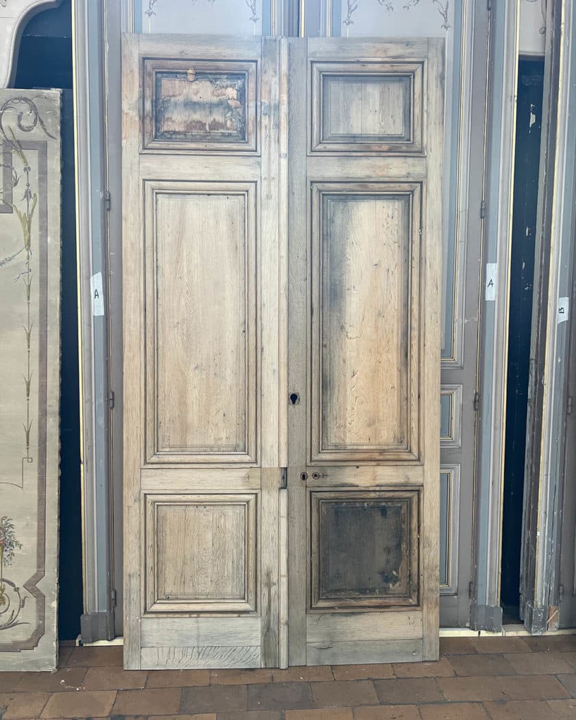 Oak double door 126x247cm