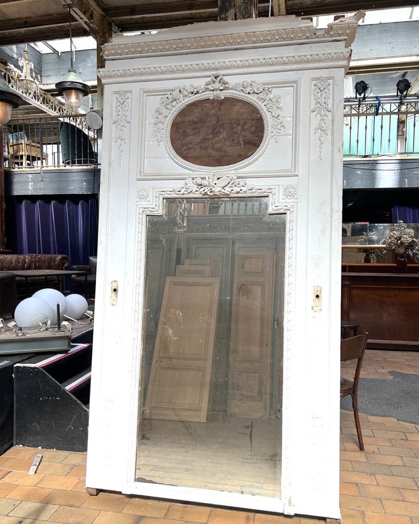 Louis XVI style trumeau with sanguine 141.5x261x21cm