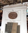 Trumeau de style Louis XVI avec sanguine 141,5x261x21cm