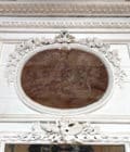 Trumeau de style Louis XVI avec sanguine 141,5x261x21cm