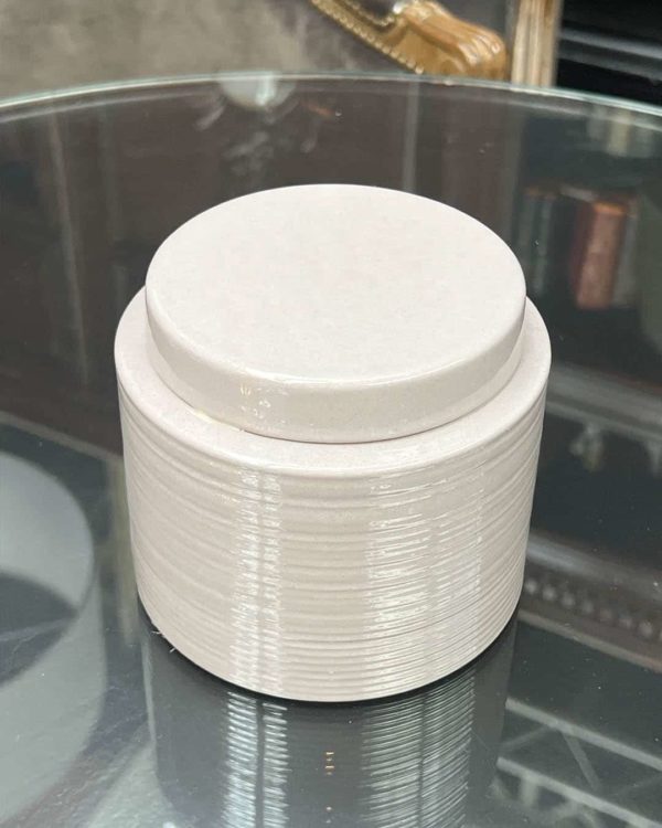 Lot de 10 pots couverts scellés en céramique