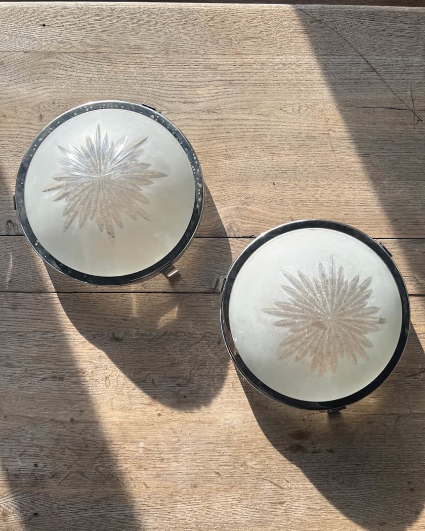 Pair of sconces