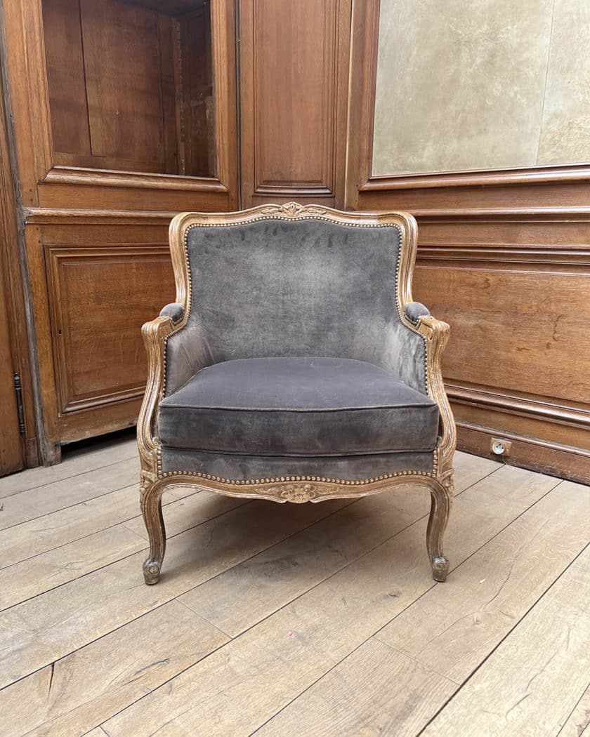 Pair of Louis XV-style armchairs