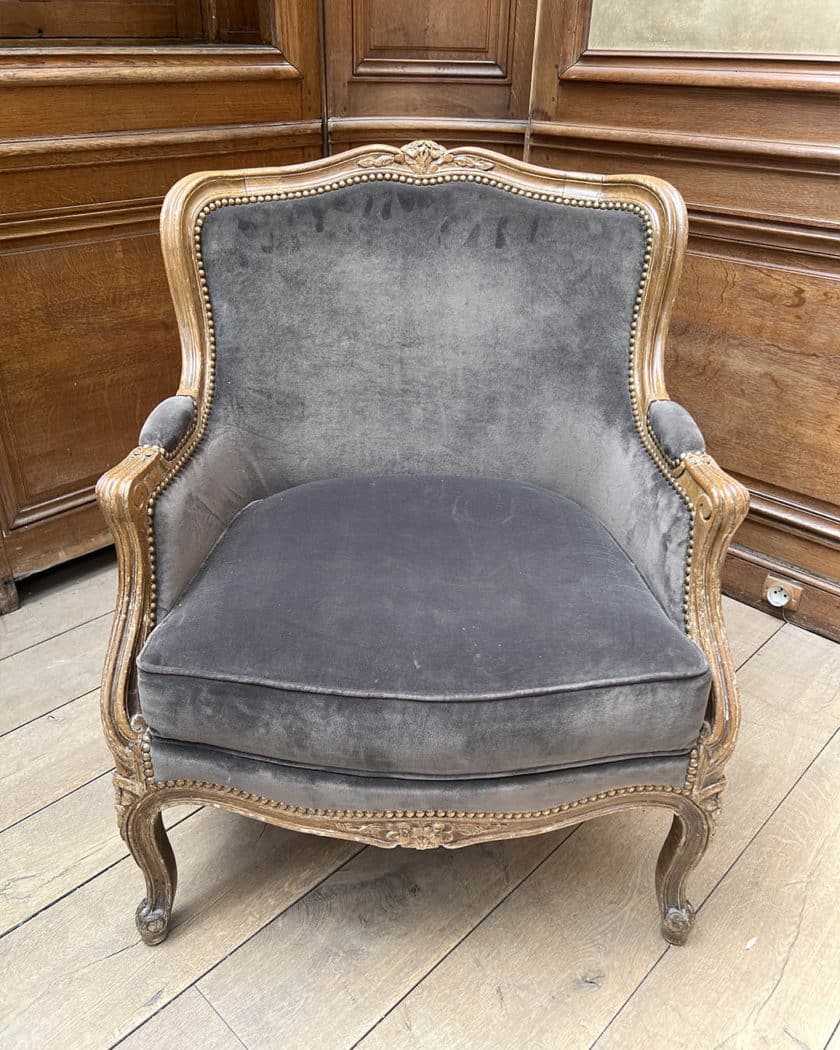 Pair of Louis XV-style armchairs