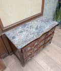 Commode En Bois Naturel Et Bois De Placage D’esprit Louis XV